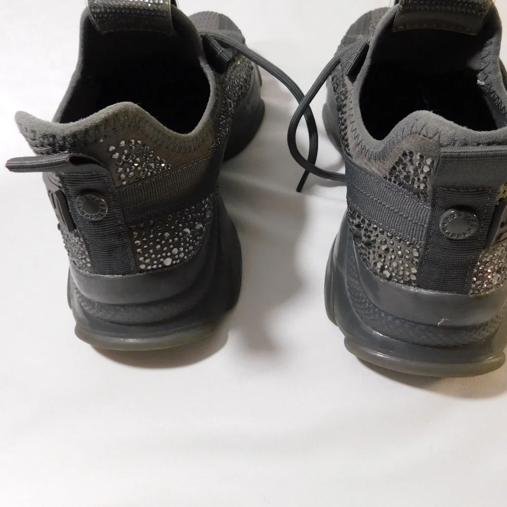 Steve Madden Women's Knit Sneakers – Size 8 – Sleek Black - Picture 4 of 7